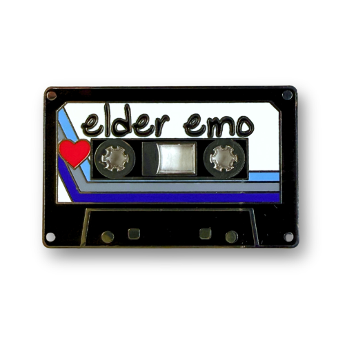 Elder Emo Cassete - Enamel Pin