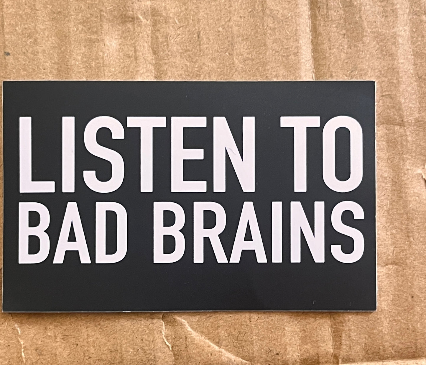 Listen To Bad Brains - Sticker