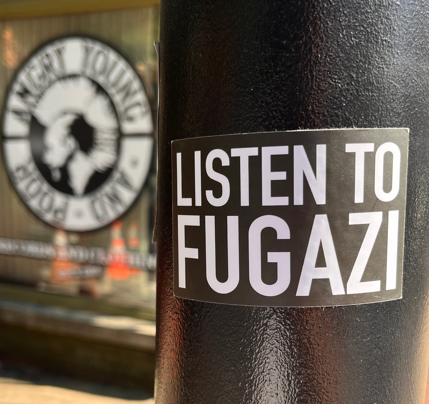Listen To Fugazi - Sticker