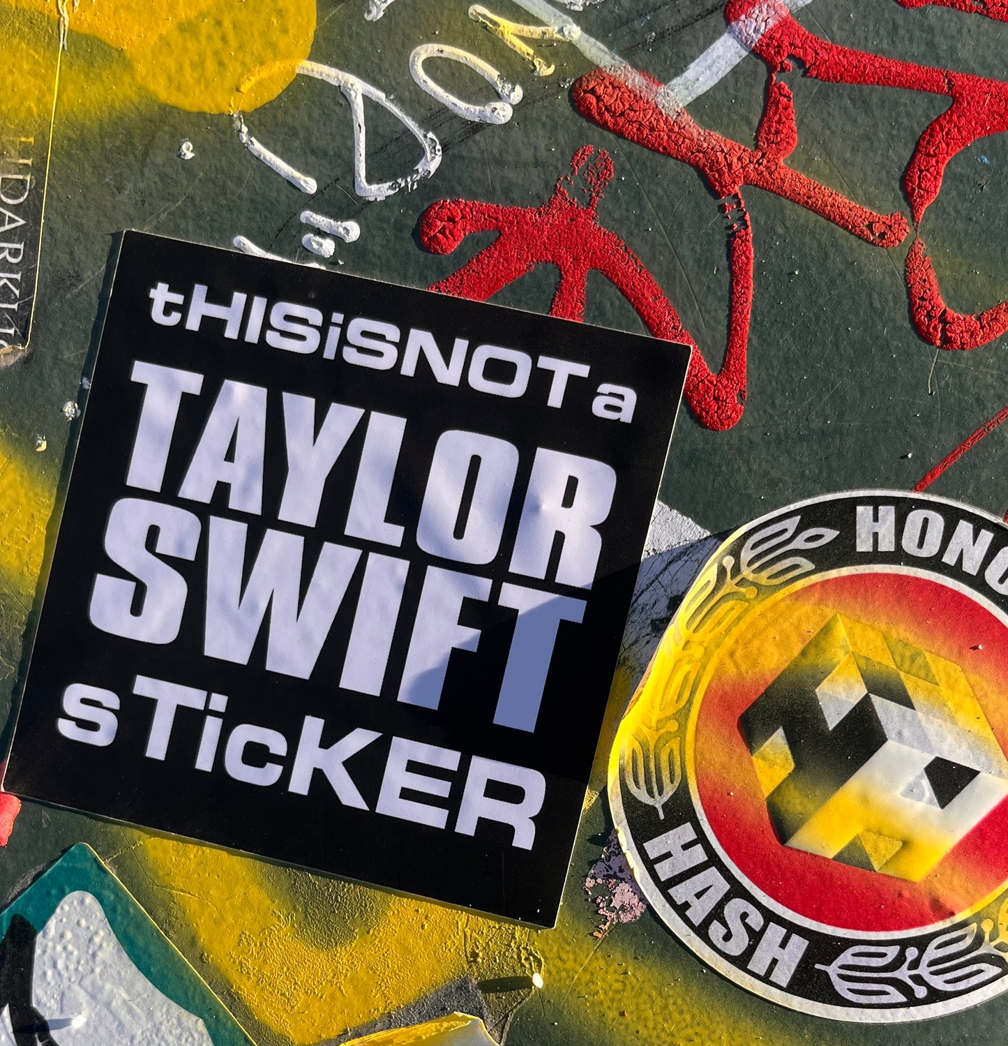 This is Not A Taylor Swift Sticker - Sticker