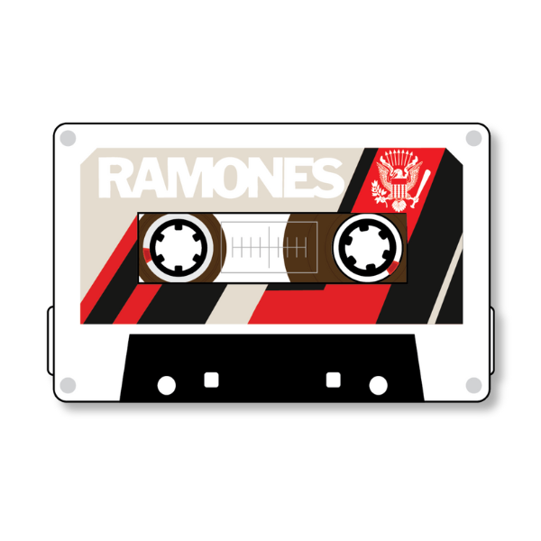 Ramones Cassette Sticker – Geek Punk Store