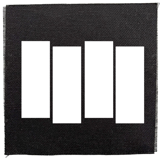 Black Flag Bars Patch