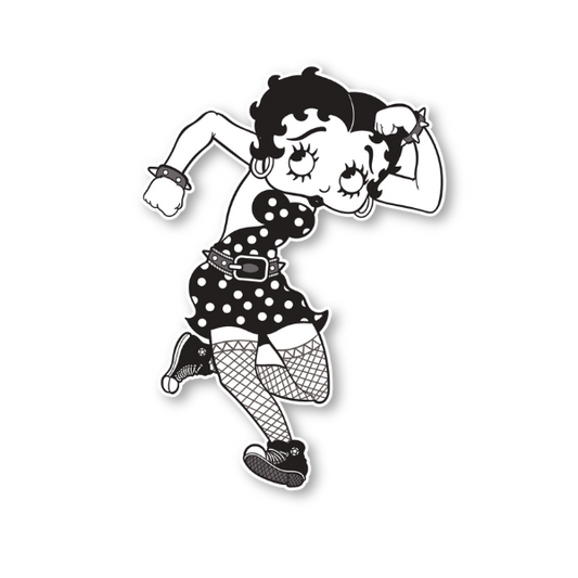 Betty Was A Punk Rocker - Sticker