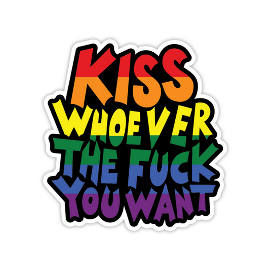 Kiss Whoever - Sticker