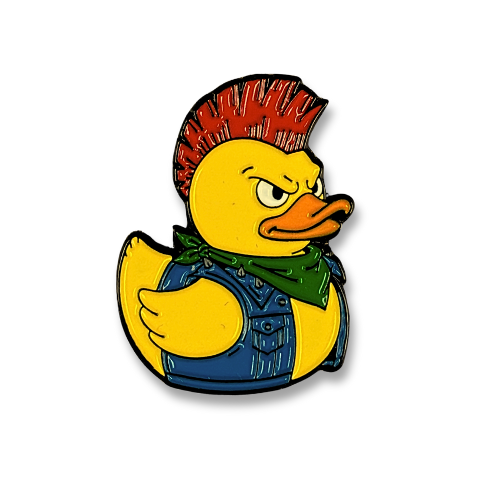 Punk  Duck - Enamel Pin