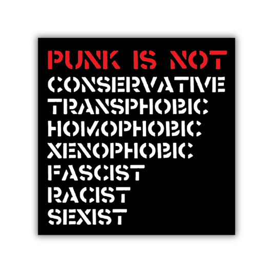 Punk Is Not - Sticker
