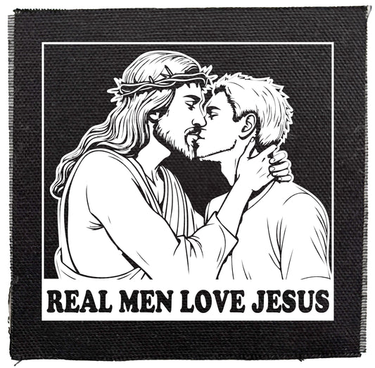 Real Men Love Jesus Patch