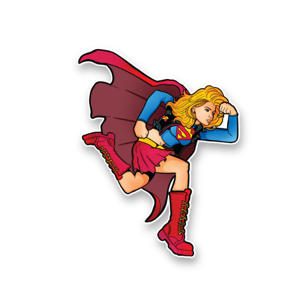 Krypton Girl - Sticker – Geek Punk Store