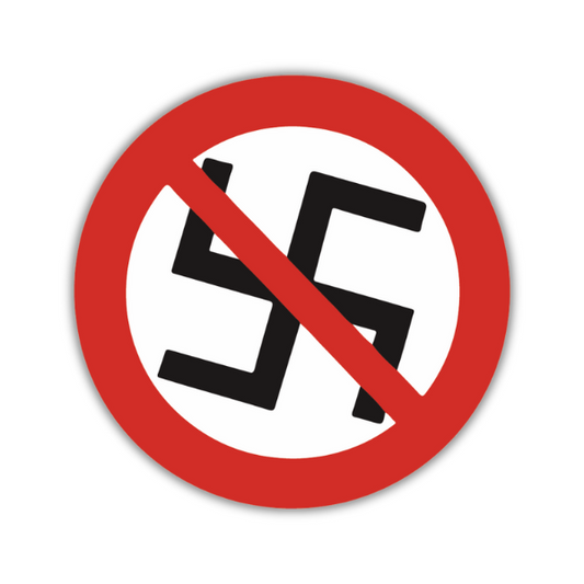 No Nazi's Sticker