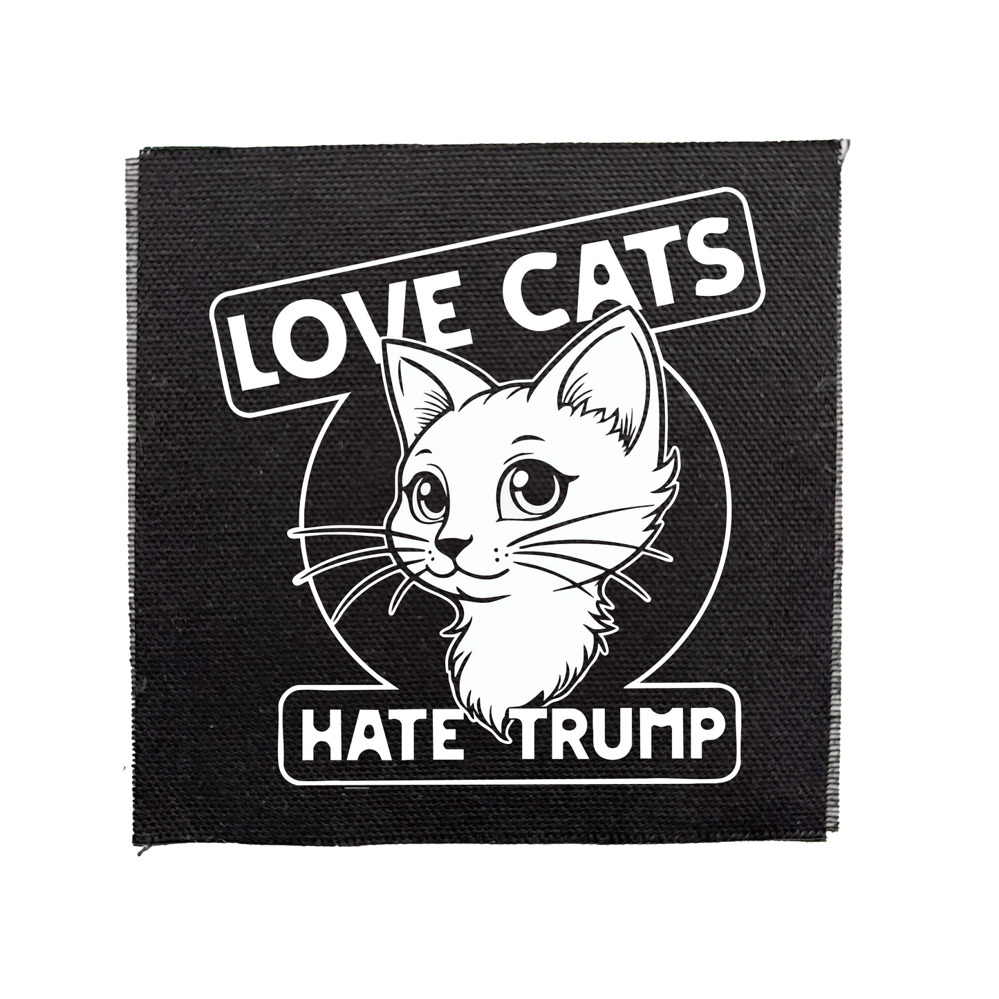 Love Cats Hate Trump Patch