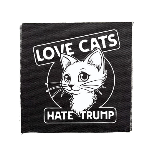 Love Cats Hate Trump Patch