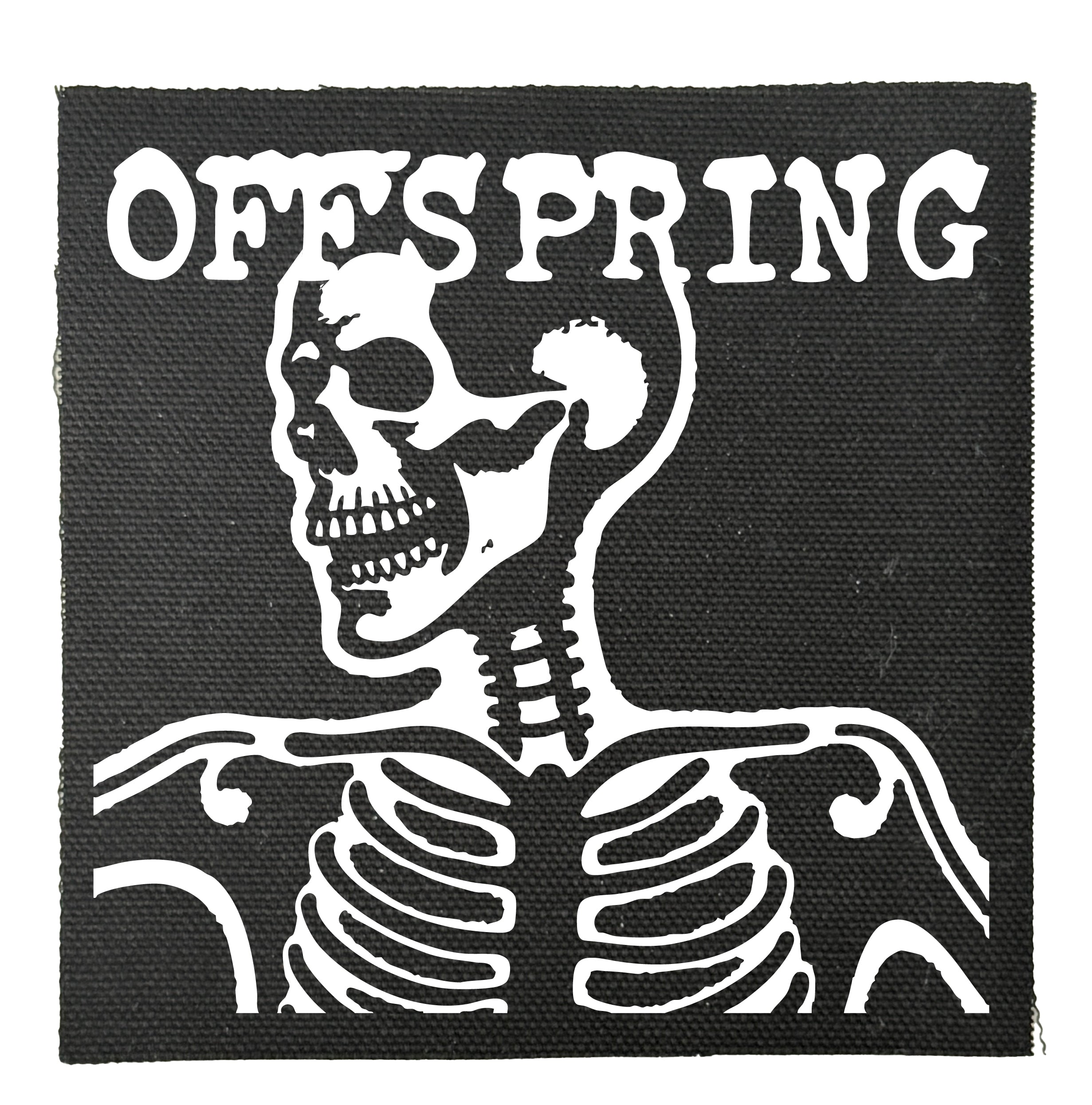 Offspring Smash Patch – Skeleton Sew-On Patch – Geek Punk Store