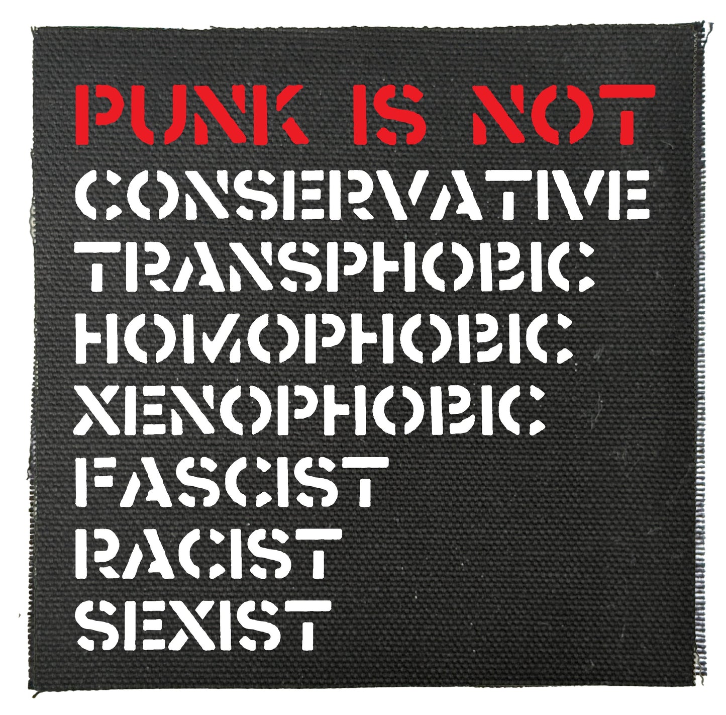 Punk Is Not.. Patch