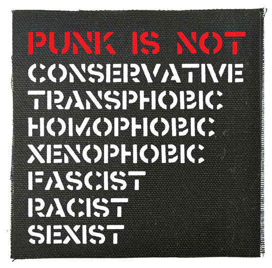 Punk Is Not.. Patch