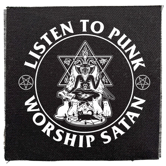 Listen to Punk Worship Satan Patch